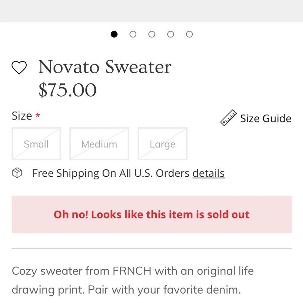 FRNCH Paris Novato Femme Sweater Anthropology EUC - Picture 8 of 10